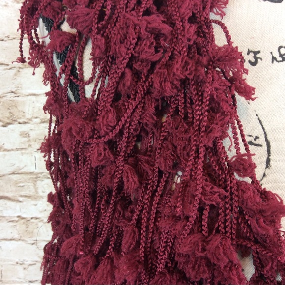 New Blu Pepper Shaggy Fringe Pom Long Vest Large - Picture 3 of 7